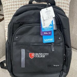 Grove City College Tarus Revolution SafePort Checkpoint 14" Backpack Laptop Case